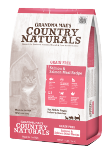 Grandma Mae's Country Naturals Grain-Free Salmon Entree Dry Cat Food, 6-lb