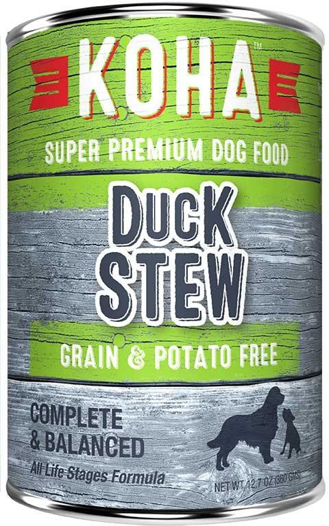 Koha Dog Food - Duck Stew - 12.7oz 12/cs