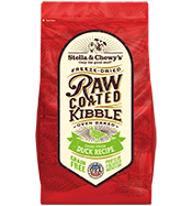 Stella & Chewy's Raw Coated Kibble Duck Recipe Grain-Free Dry Dog Food, 22-lb