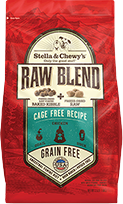 Stella & Chewy's Raw Blend Cage Free Recipe Freeze-Dried Raw & Dry Dog Food, 22-lb