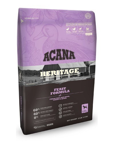 ACANA Heritage Feast Formula Grain Free Dry Dog Food