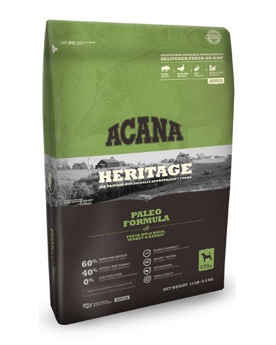 ACANA Heritage Paleo Formula Grain Free Dry Dog Food