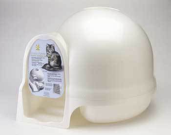 Booda Dome Cleanstep Litter Box, Pearl