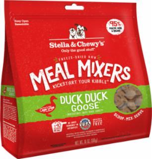 Stella & Chewy's Duck Duck Goose Meal Mixers Freeze-Dried Raw Dog Food, 3.5-oz
