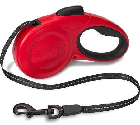 Halti Retractable Lead, Red, Medium (16-FT)