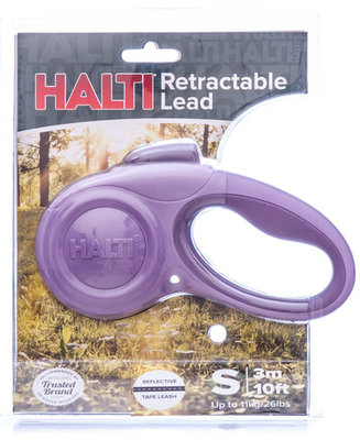 Halti Retractable Lead - Purple, Small (10-FT)