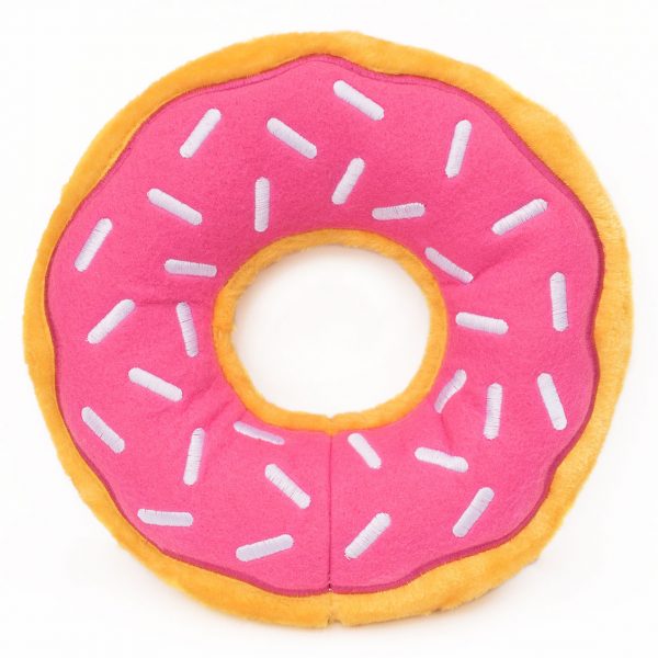 ZippyPaws Donutz Strawberry Jumbo, 10.5 x 10.5 x 3 in