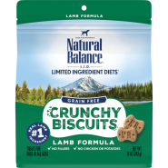 Natural Balance L.I.D. Crunchy Biscuits Lamb Formula Dog Treats, 10-oz (**)
