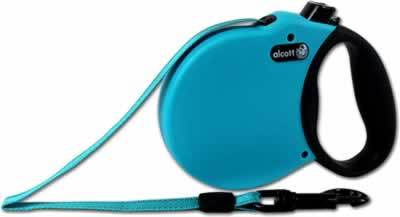 Alcott Adventure Retractable Dog Leash, Blue, X-Small