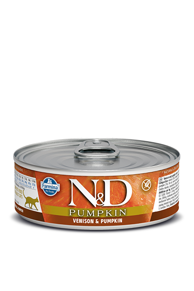 Farmina N&D Pumpkin Venison & Pumpkin Wet Cat Food, 2.46-oz