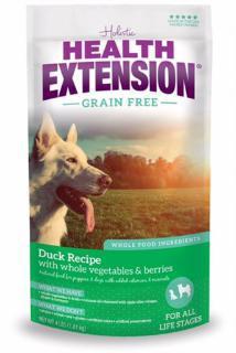 Health Extension Grain-Free Duck Recipe Dry Dog Food, 1-lb