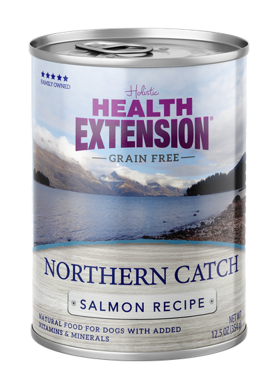 Health Extension Grain-Free Northern Catch Canned Dog Food, 12.5-oz