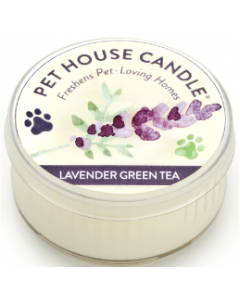 Pet House Year Round Mini Candle, Lavender Green Tea, 1.5-oz