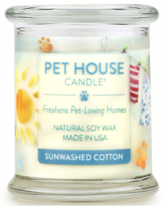 Pet House Year Round Candle, Sunwashed Cotton, 9-oz