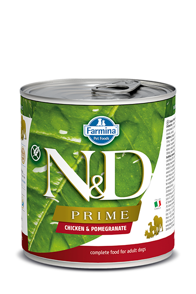 Farmina N&D Prime Chicken & Pomegranate Wet Dog Food, 10-oz