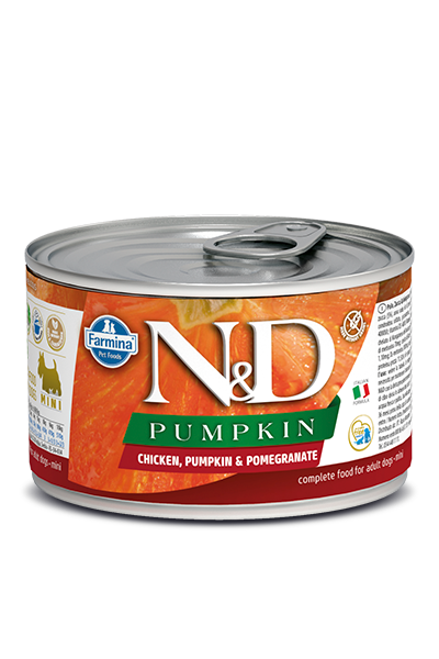 Farmina N&D Pumpkin, Chicken & Pomegranate Wet Dog Food, 4.9-oz