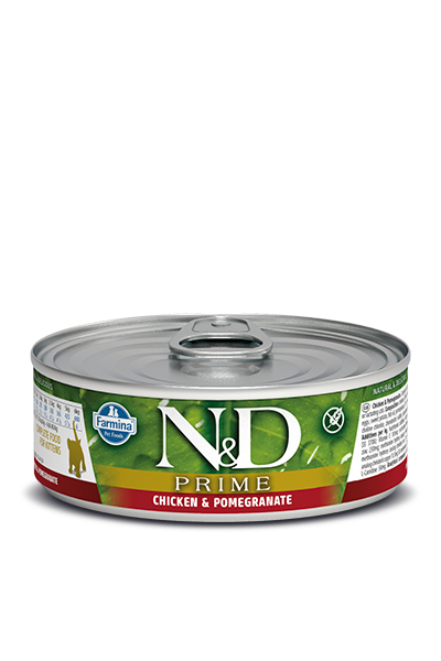Farmina N&D Prime Chicken & Pomegranate Kitten Wet Cat Food, 2.46-oz
