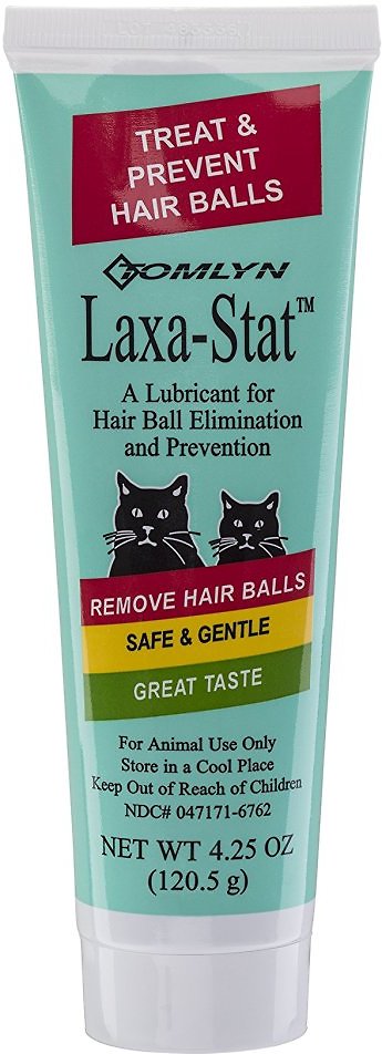 Tomlyn Laxa-Stat Hairball Remedy Cat Supplement, 4.25-oz tube