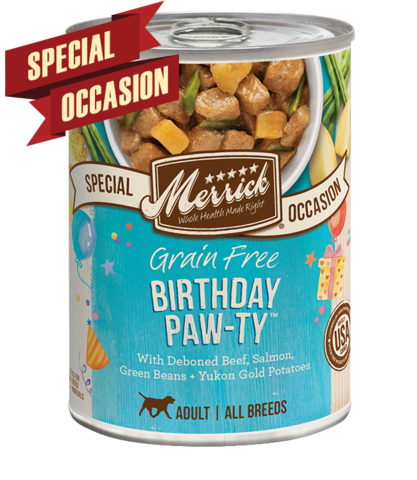 Merrick Special Occasion Grain-Free Birthday Pawty Canned Dog Food, 12.7-oz