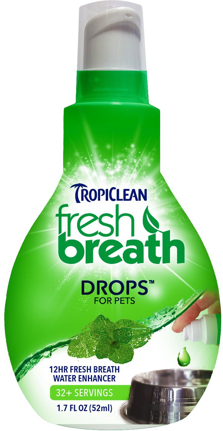 Tropiclean Fresh Breath Drops, 1.7-oz bottle