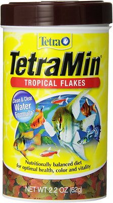TetraMin Tropical Flakes Fish Food, 2.20-oz jar