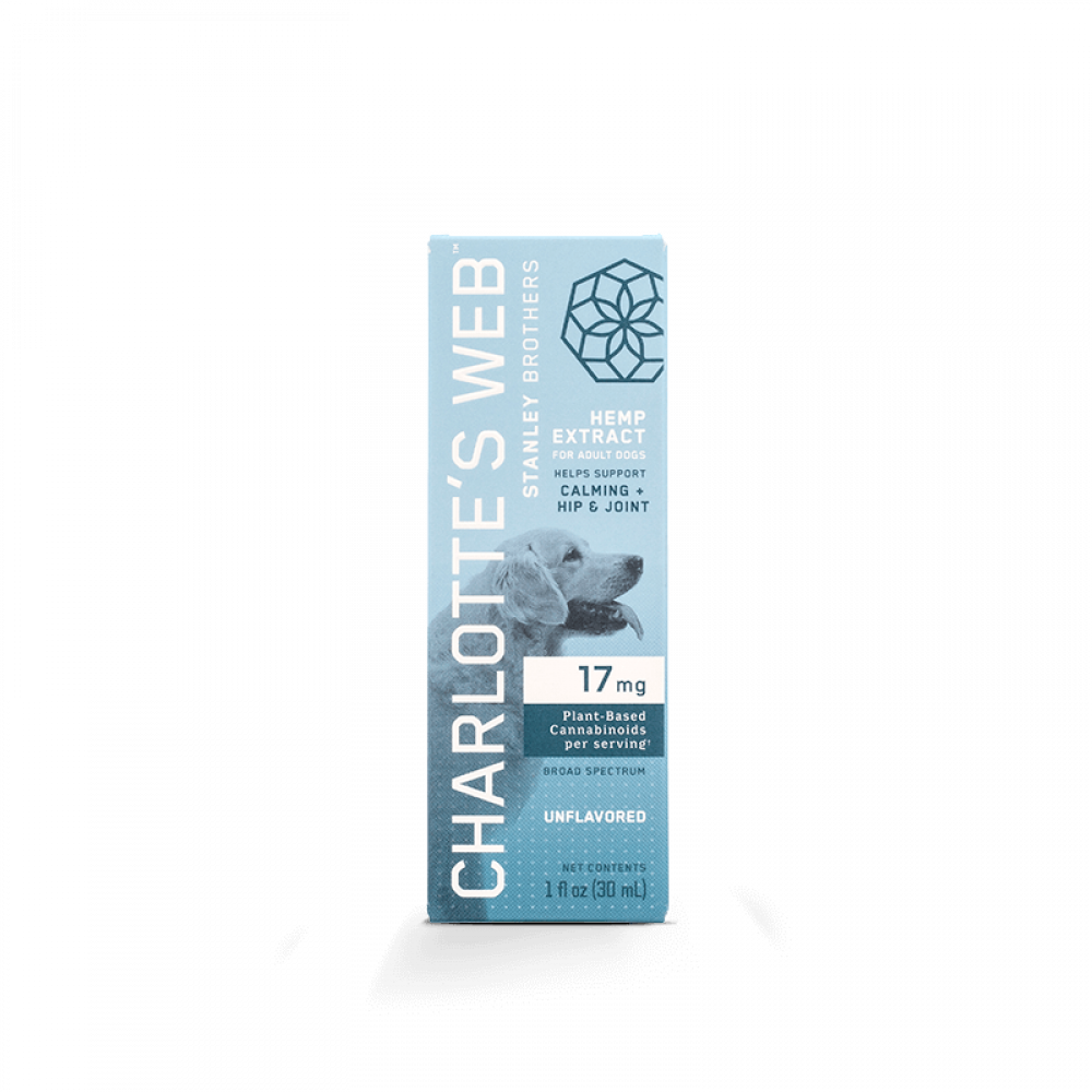 Charlotte's Web Extract 17 Mg Unflavored Dog Supplement, 30-mL