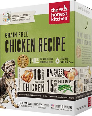 The Honest Kitchen Grain Free Chicken Recipe Dehydrated Dog Food