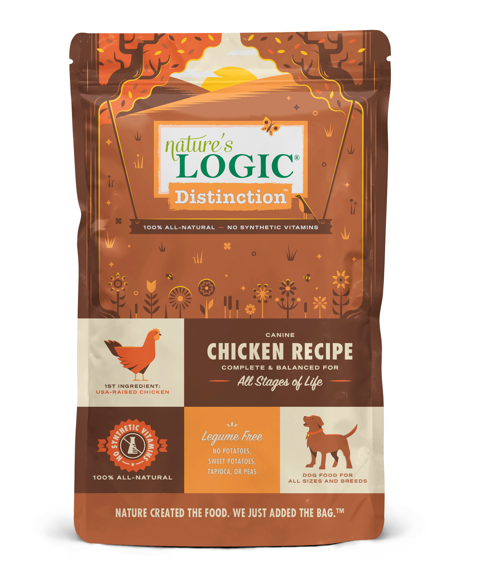 Nature's Logic Distinction Chicken Recipe Dry Dog Food, 4.4-lb