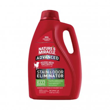 Nature's Miracle Dog Advanced Stain & Odor Remover, 128-oz pour bottle