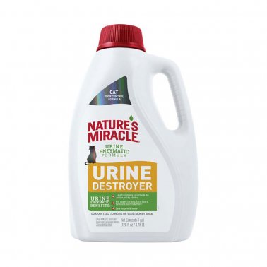 Nature's Miracle Cat Urine Destroyer, 128-oz pour bottle