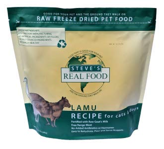 Steve's Real Food Lamu Recipe Nuggets Freeze-Dried Dog Food, 1.25-lb