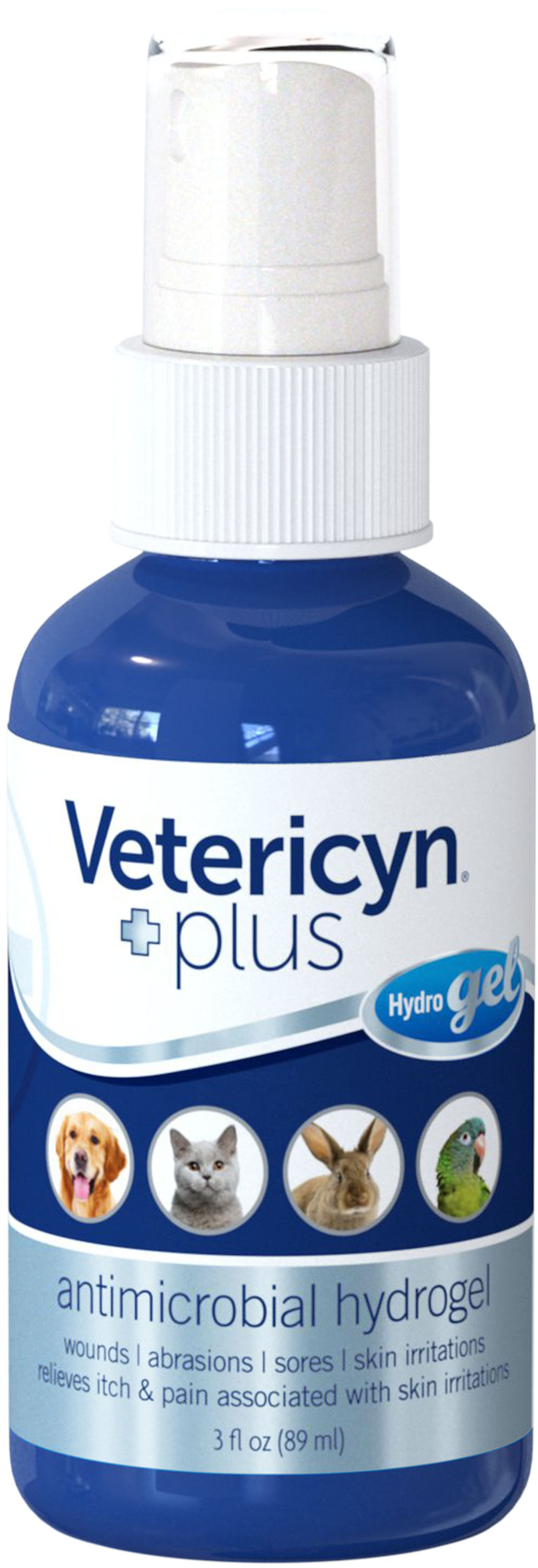 Vetericyn Plus Antimicrobial Hydrogel Spray for Pets, 3-oz