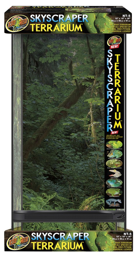 Zoo Med Skyscraper Terrarium, 18x18x36 | Kelley's Pets