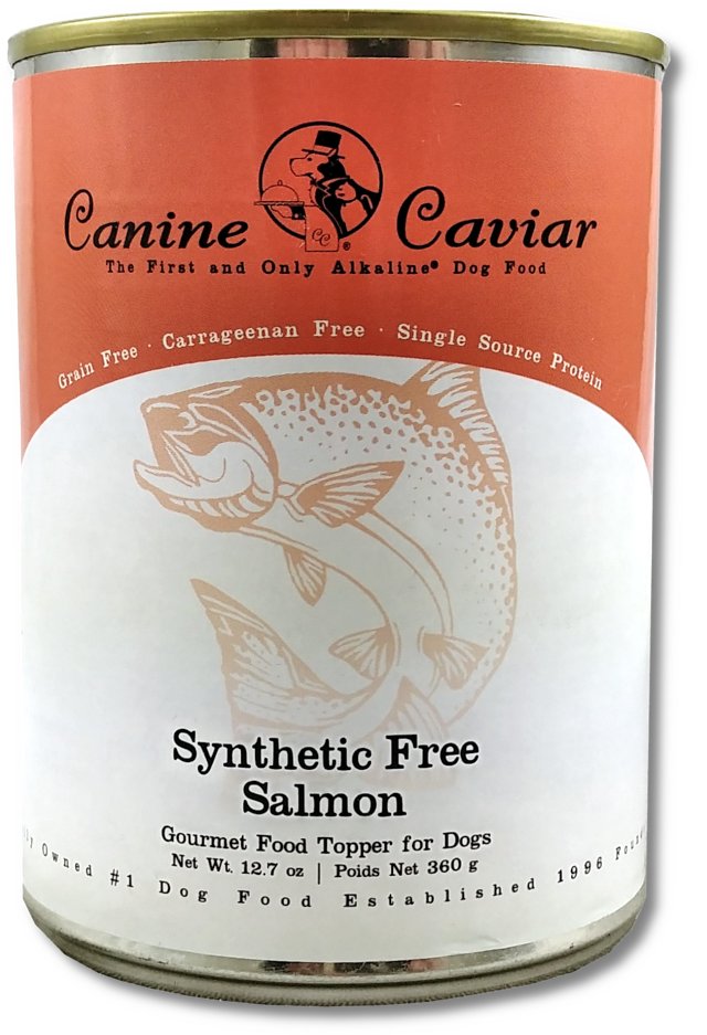 Canine Caviar Wild Salmon Grain-Free Canned Dog Food Topper, 12.7-oz