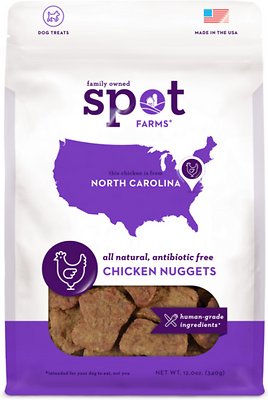 Spot Farms Chicken Nuggets Dog Treats, 12-oz