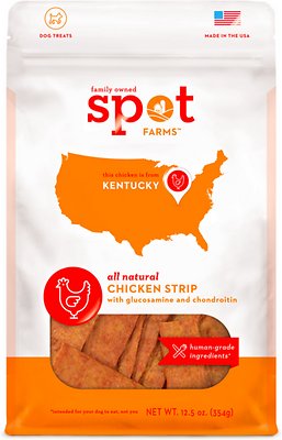 Spot Farms Chicken Strips with Glucosamine & Chondroitin Dog Treats, 12.5-oz