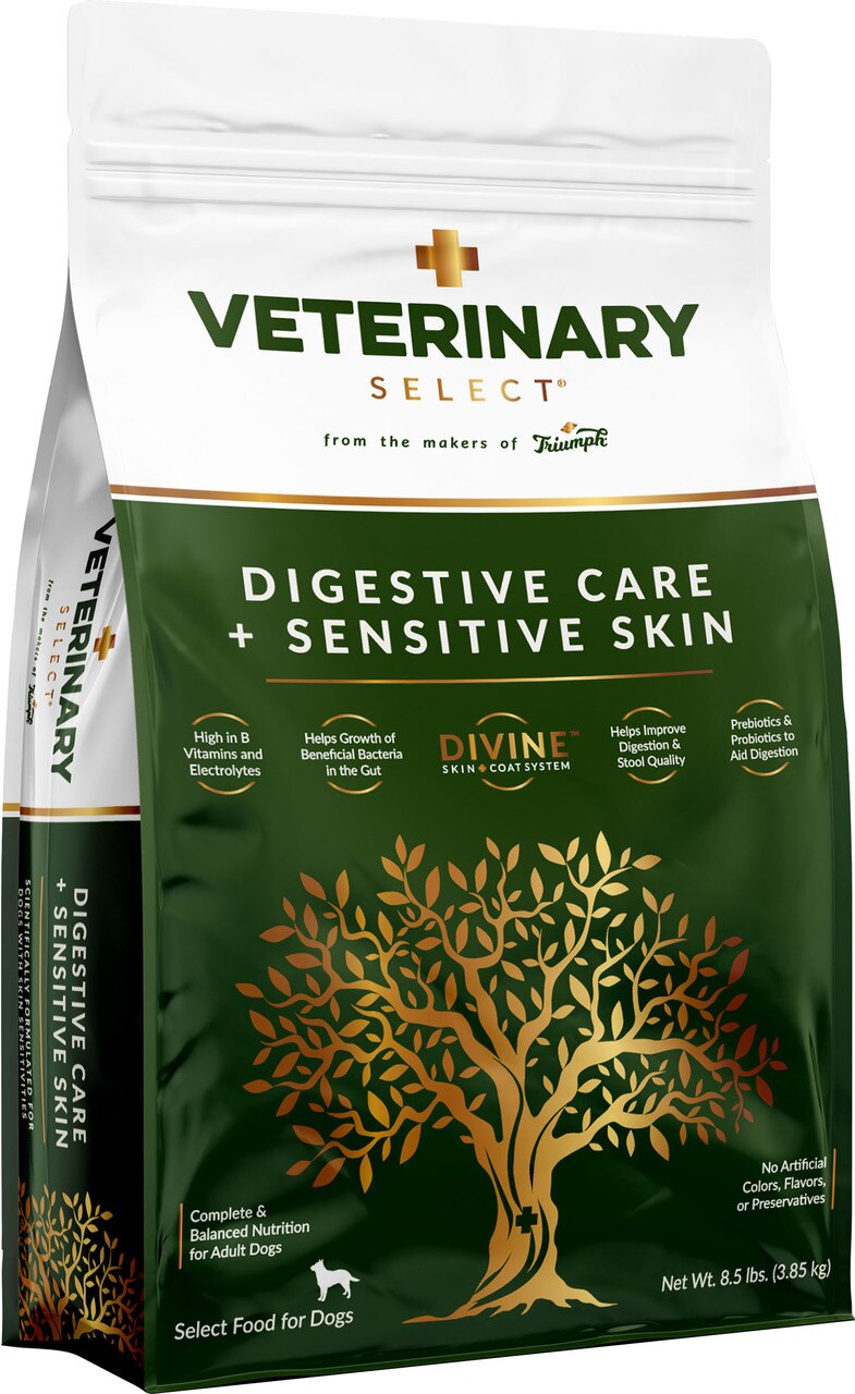 Triumph Veterinary Select Digestive Care & Sensitive Skin Dry Dog Food, 8.5-lb