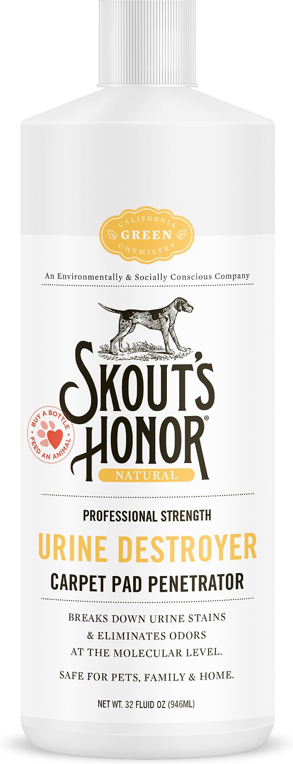 Skout's Honor Professional Strength Urine Destroyer Carpet Pad Penetrator, 32-oz bottle