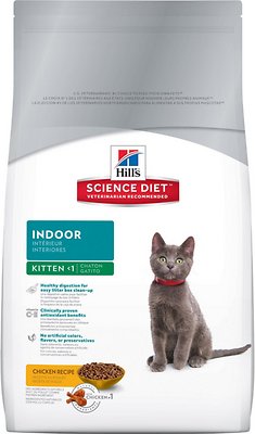 Hill's Science Diet Kitten Indoor Dry Cat Food, 7-lb